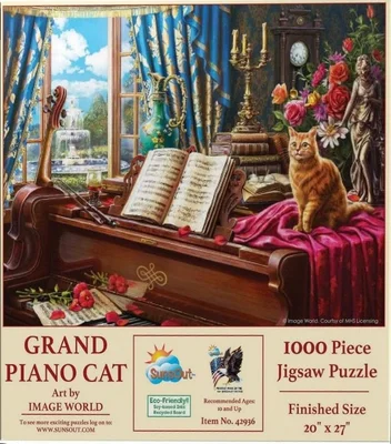 Grand Piano Cat