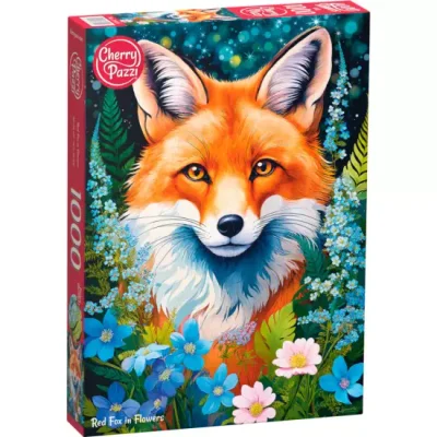 Renard Roux En Fleurs