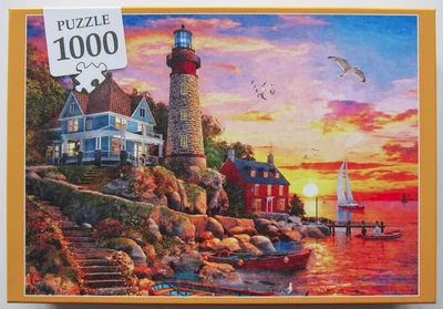 Lighthouse in the sunset