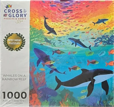 Whales on a Rainbow Reef