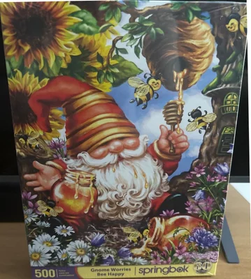 Gnome Worries Bee Happy
