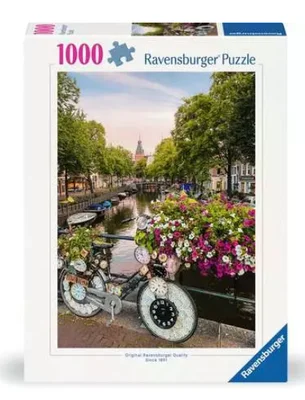 Vélo et fleurs à Amsterdam