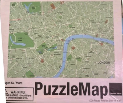 London Puzzle Map