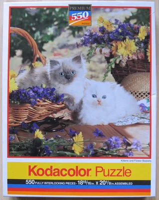 Kittens and Flower Baskets