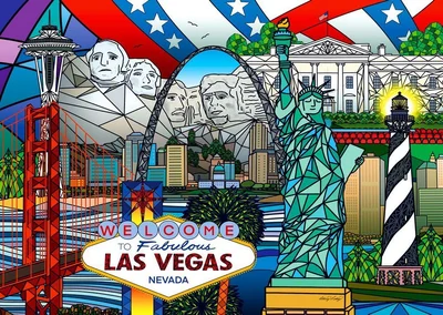 American Landmarks Collage