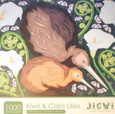 Kiwi & Calla Lilies