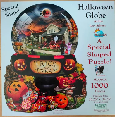 Halloween globe