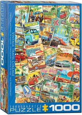 Vintage Travel Collage