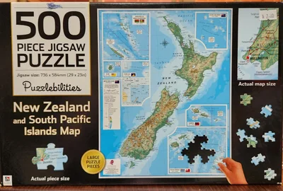 New Zealand and South Pacific Islands Map