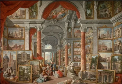 Galleria con Vedute di Roma Antica