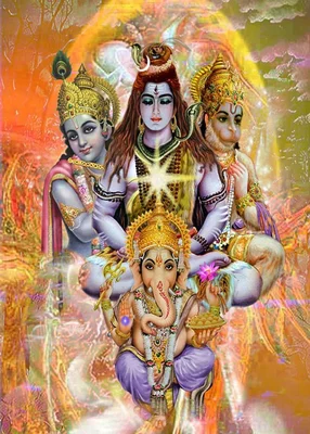 Vishnu Shiva Ganesh Krishna