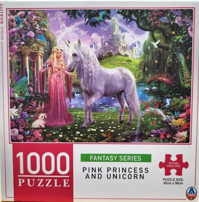 Pink Princess and Unicorn