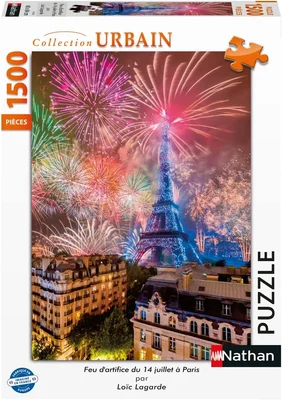 Feu d'artifice du 14 juillet à Paris