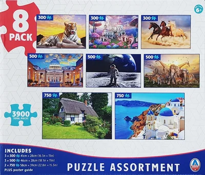 8 Pack Puzzle Assortment
