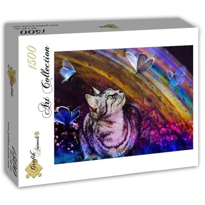 Cat and Butterflies