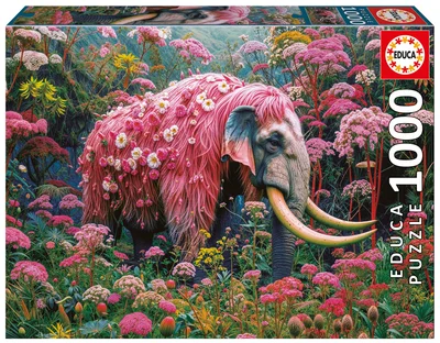 Elephant fleuri