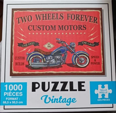 Puzzle Vintage - Two wheels forever