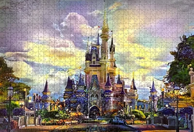Walt Disney World Castle, Orlando, Floride, USA