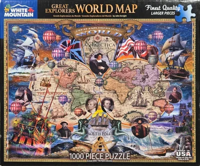 Great Explorers World Map