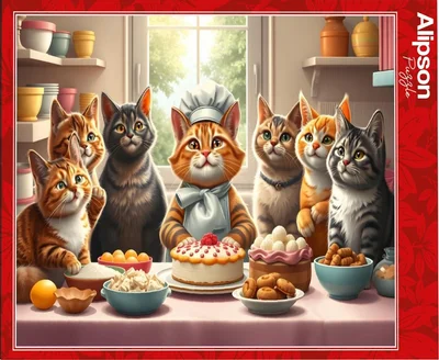 Pastry Cats in Action