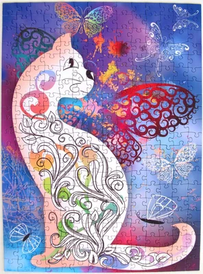 The Cat with the Butterflies
