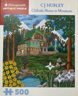 Cliffside House In Mountains