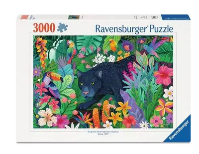 Panthère dans la jungle