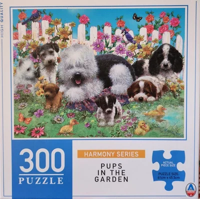 Pups in the Garden