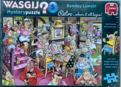 Wasgij Mystery Retro #5 Sunday Lunch!