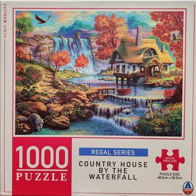 Country House by the Waterfall