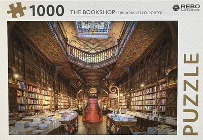 The bookshop 'Livraria Lello' in Porto, Portugal