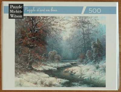 Paysage hivernal à la rivière