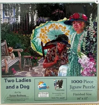 Two Ladies and a Dog