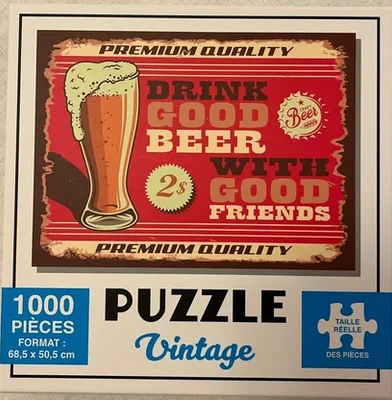 Puzzle Vintage - Drink Good Beer