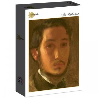 Self-Portrait with White Collar, 1857