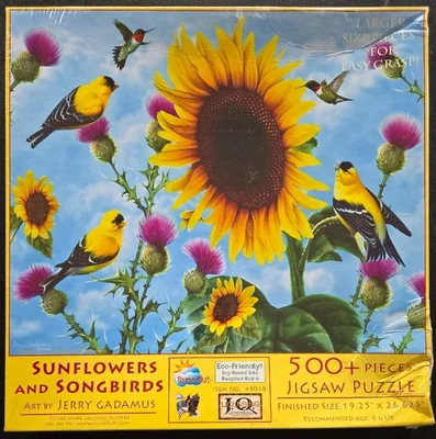 Sunflowers and Songbirds