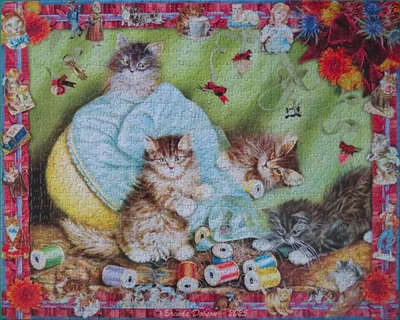 Sewing With Kittens