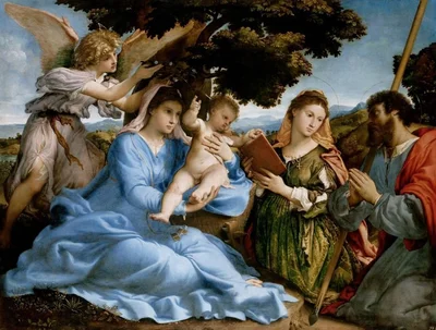 Madonna con bambino tra i santi