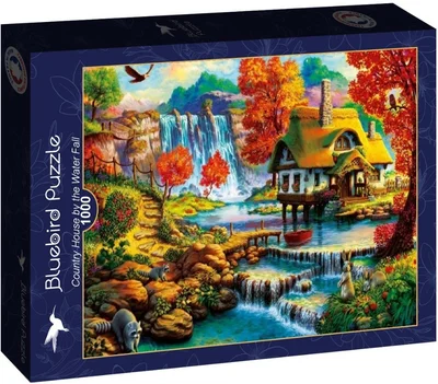 Country House by the Water Fall