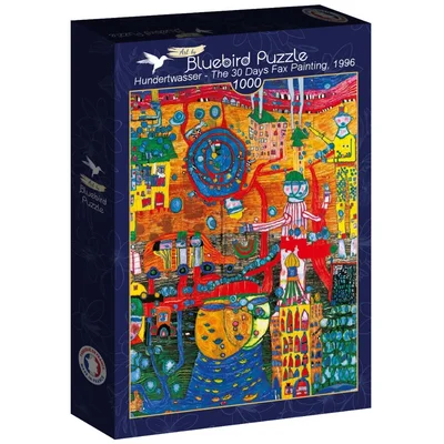Hundertwasser - The 30 Days Fax Painting, 1996