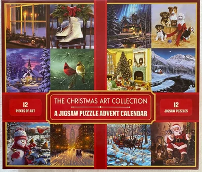 The Christmas Art Collection - A Jigsaw Puzzle Advent Calendar