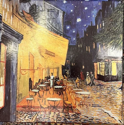 The Café Terrace on the Place du Forum, Arles, at Night