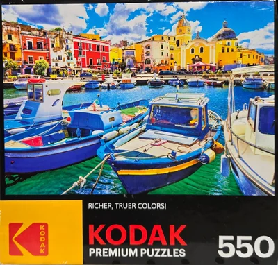 Colorful Procida Island and Boats, Italy