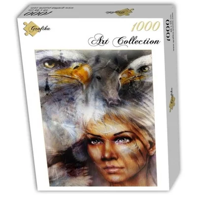 Woman, Eagle and Horse