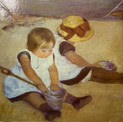 Children Playing On The Beach