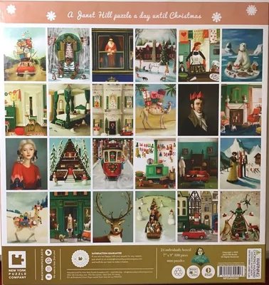 Janet Hill ‘s Mini Puzzle Advent Calendar
