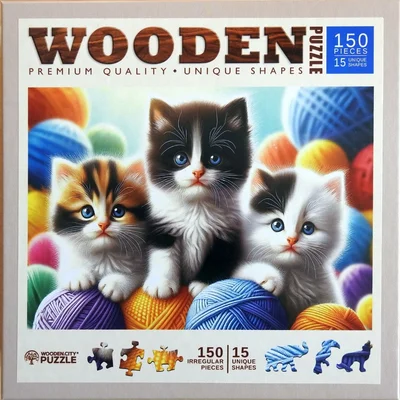 Kittens and Yarn