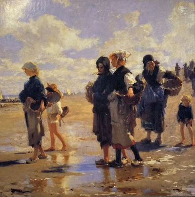 The Oyster Gatherers Of Cancale, 1878