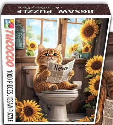 Chat Tournesol Matin