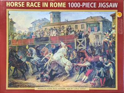 Riderless Horse Race in Rome, 1826